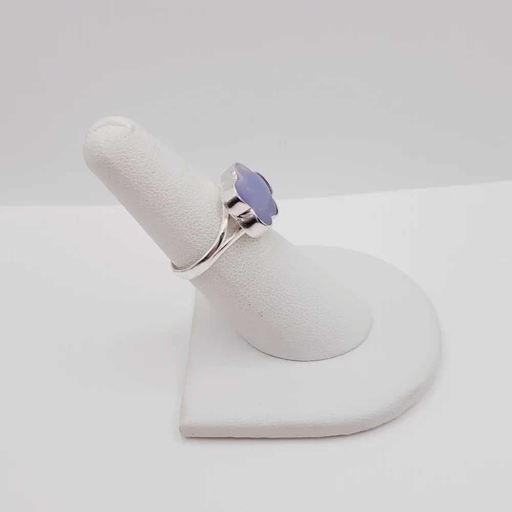 925 Sterling Silver Bezel Set Cloud Ring